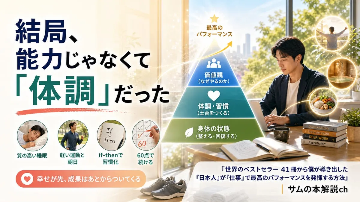 『世界のベストセラー41冊から僕が導き出した「日本人」が「仕事」で最高のパフォーマンスを発揮する方法』