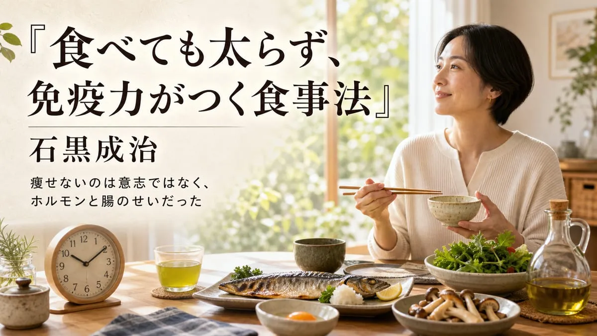 『食べても太らず、免疫力がつく食事法』