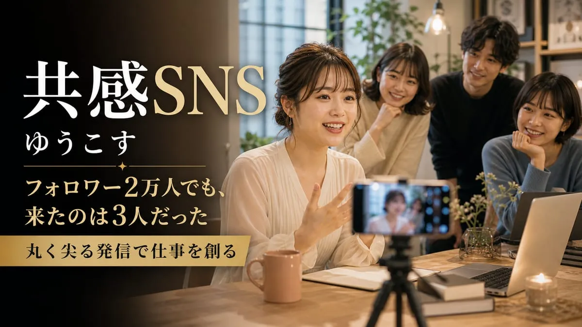 『共感SNS 丸く尖る発信で仕事を創る』
