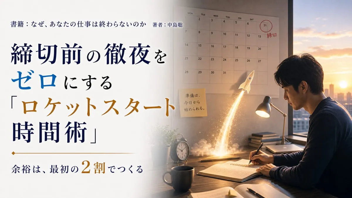 『なぜ、あなたの仕事は終わらないのか』