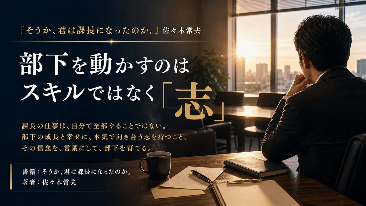 『そうか、君は課長になったのか。』