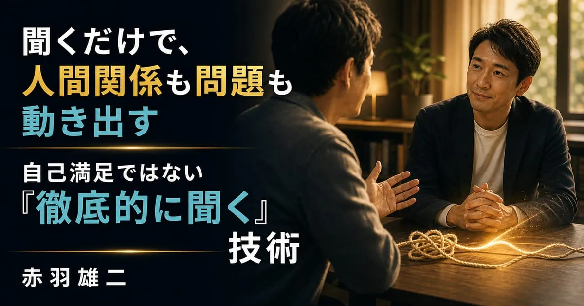 『自己満足ではない「徹底的に聞く」技術』