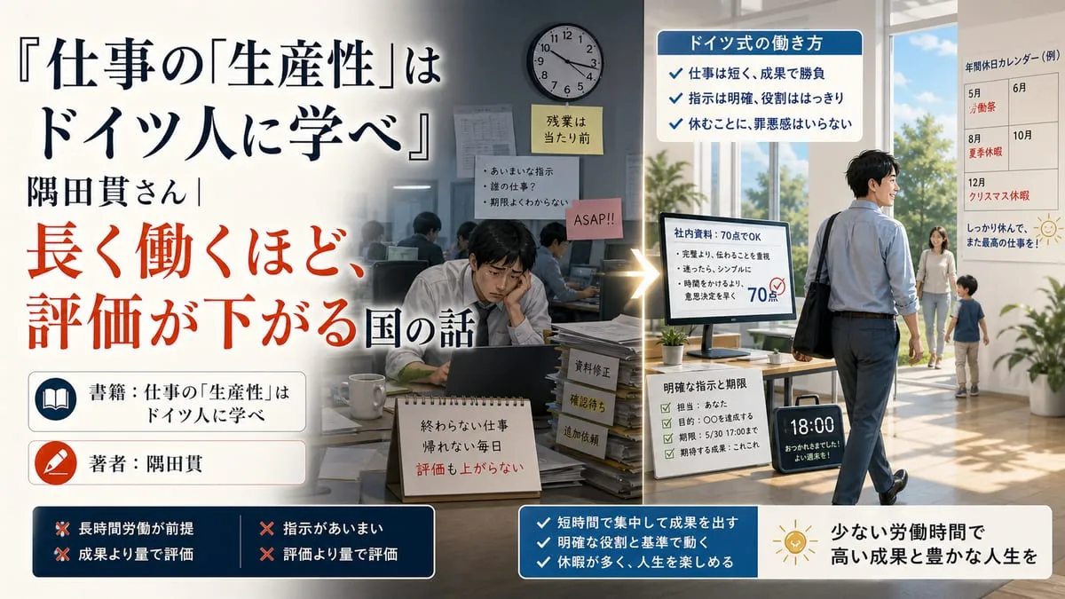 『仕事の「生産性」はドイツ人に学べ』