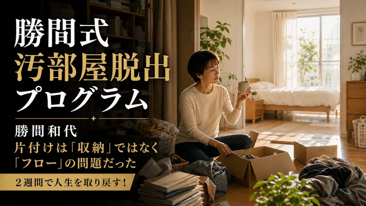 『2週間で人生を取り戻す！ 勝間式 汚部屋脱出プログラム』