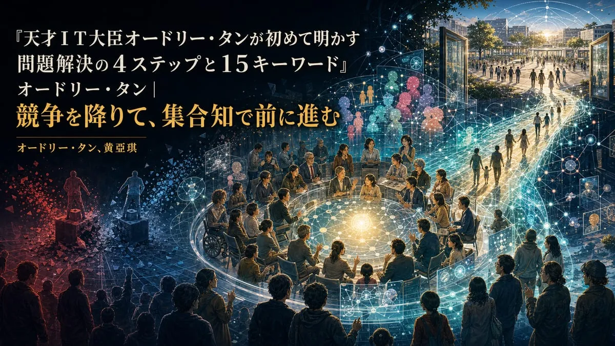 『天才ＩＴ大臣オードリー・タンが初めて明かす 問題解決の４ステップと１５キーワード』