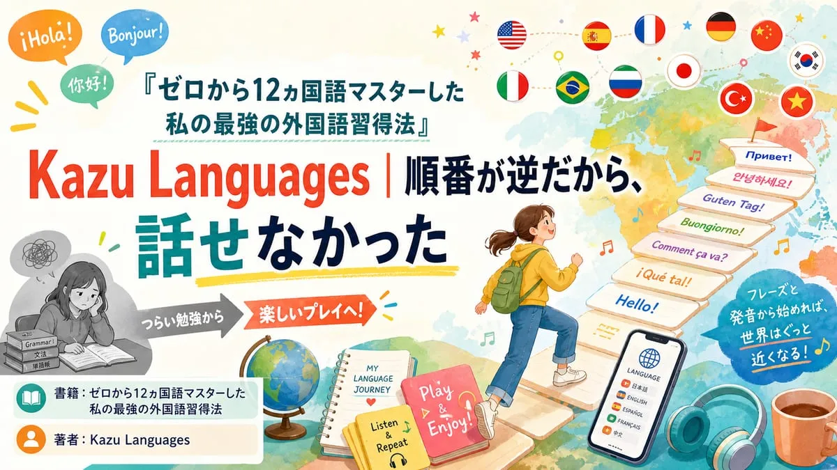 『ゼロから12ヵ国語マスターした私の最強の外国語習得法』