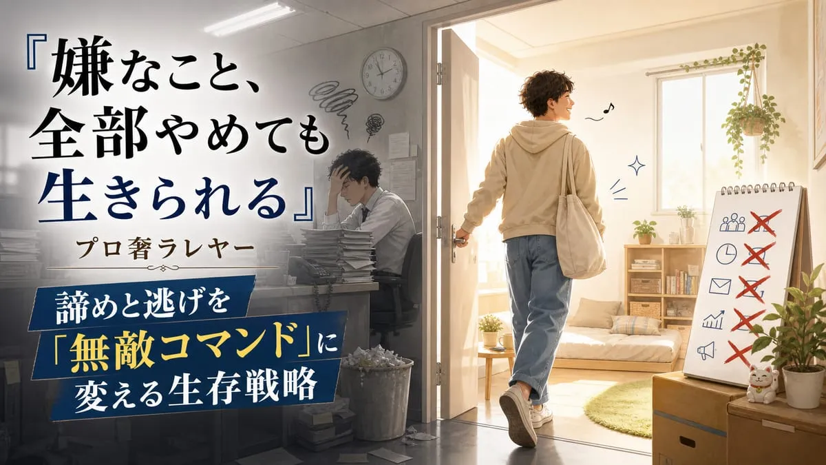 『嫌なこと、全部やめても生きられる』