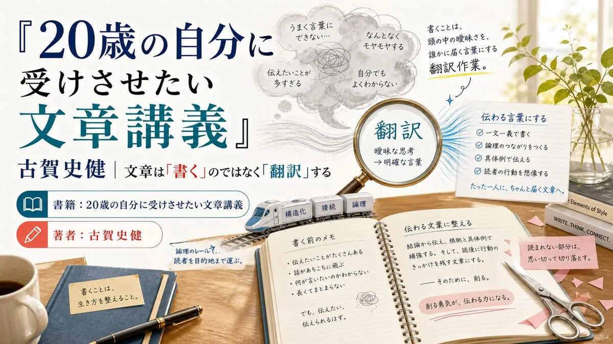 『20歳の自分に受けさせたい文章講義』
