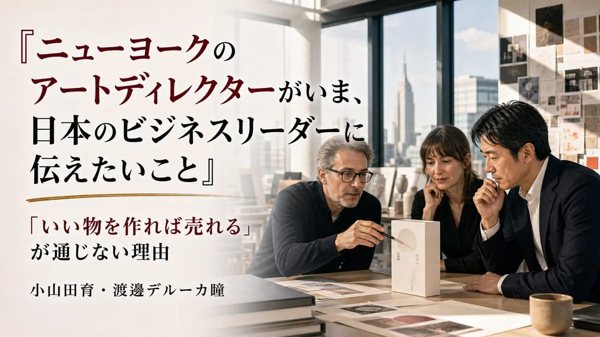 『ニューヨークのアートディレクターがいま、日本のビジネスリーダーに伝えたいこと』