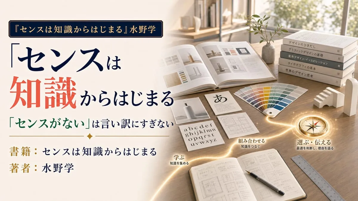 『センスは知識からはじまる』