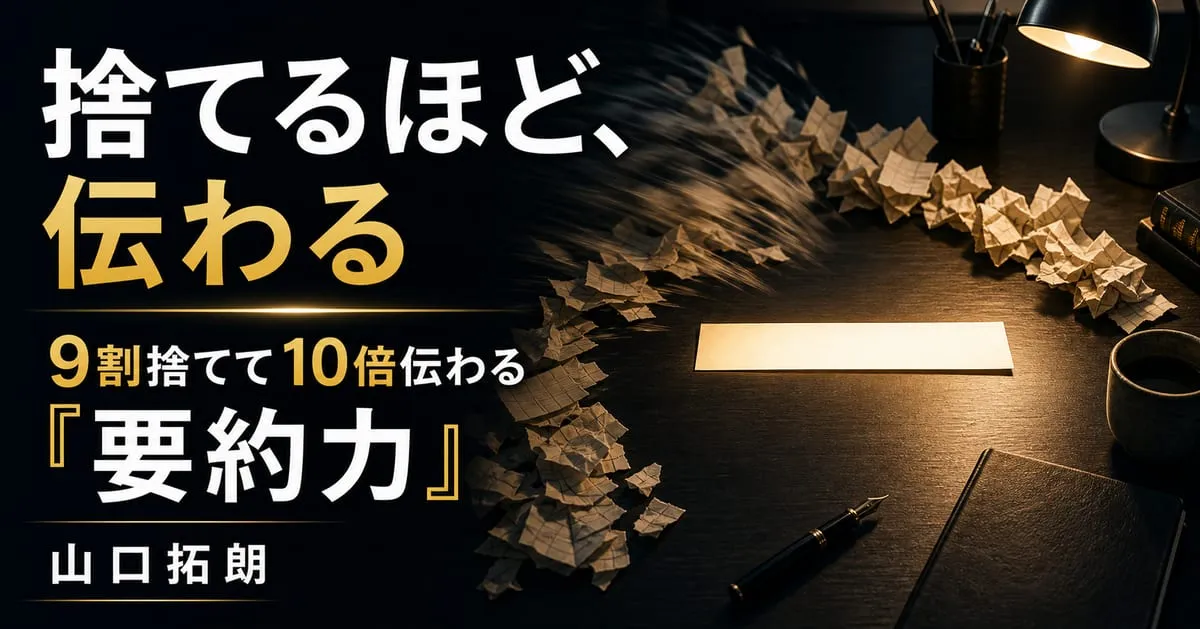 『9割捨てて10倍伝わる「要約力」』