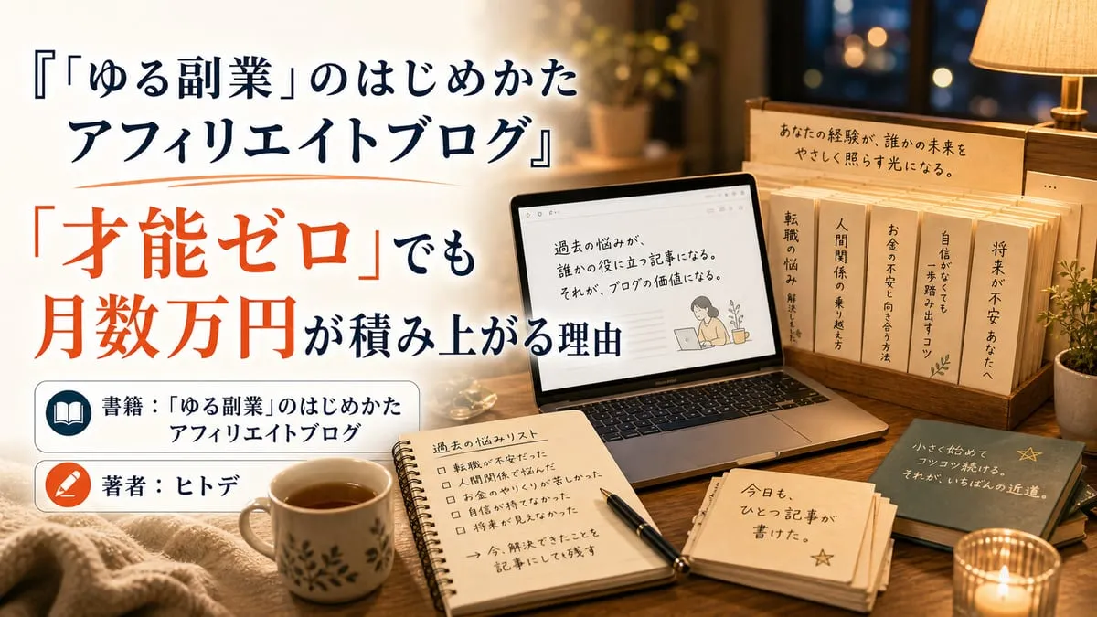 『「ゆる副業」のはじめかた アフィリエイトブログ』