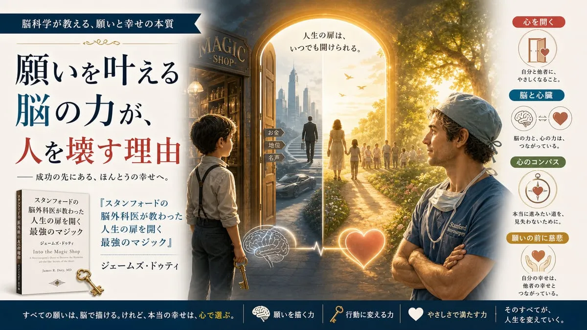 『スタンフォードの脳外科医が教わった人生の扉を開く最強のマジック』