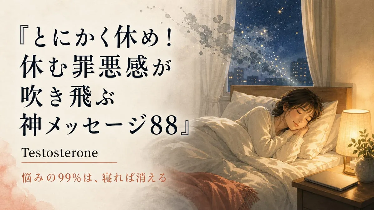 『とにかく休め！ 休む罪悪感が吹き飛ぶ神メッセージ88』