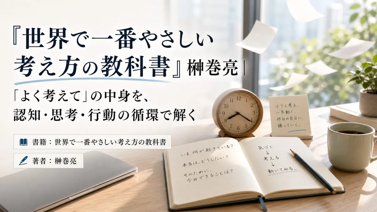 『世界で一番やさしい考え方の教科書』