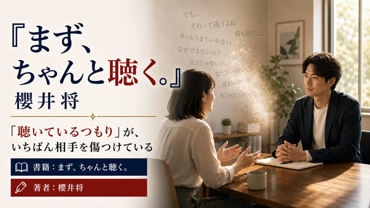 『まず、ちゃんと聴く。』