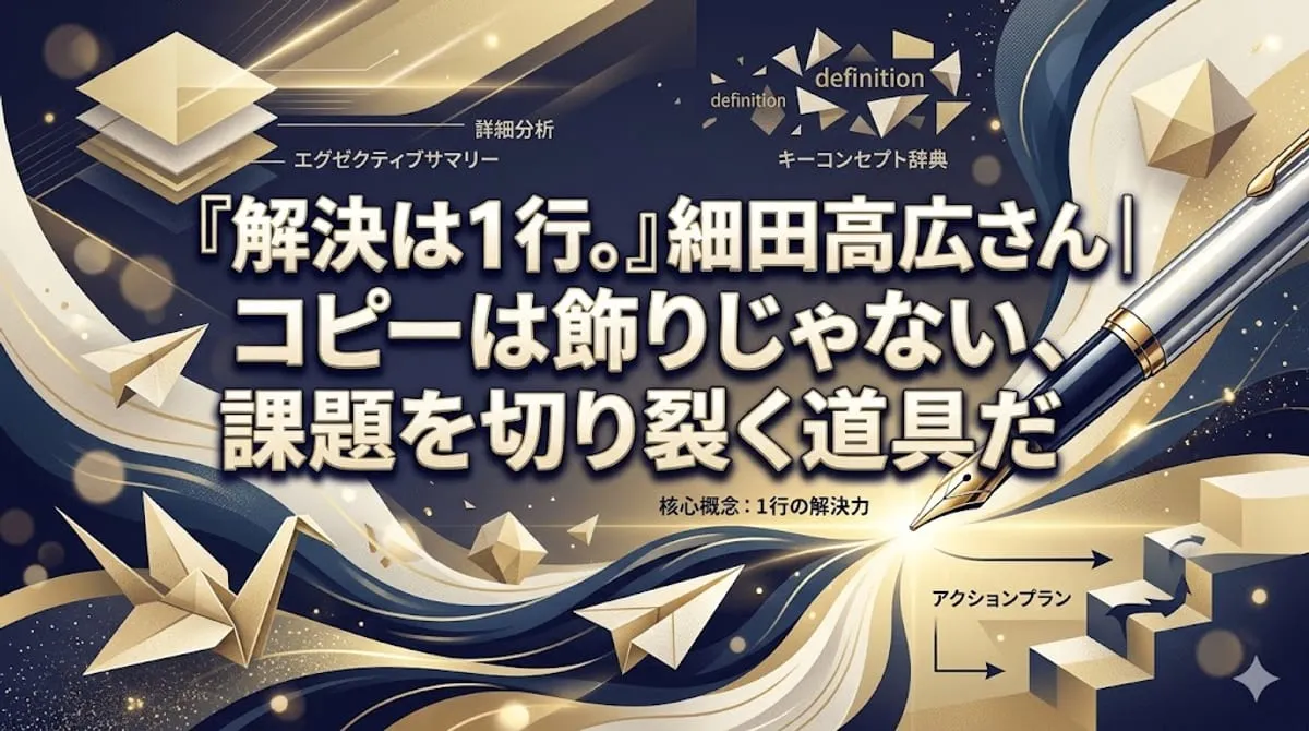 『解決は1行。』