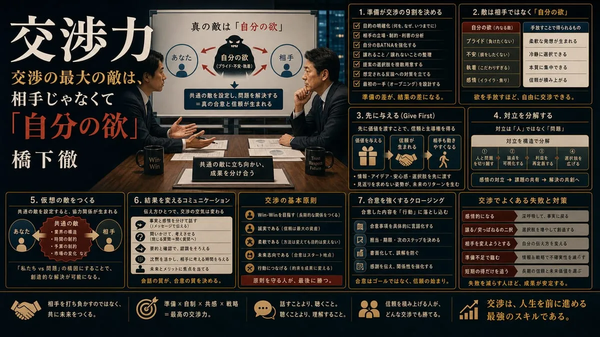 『交渉力』