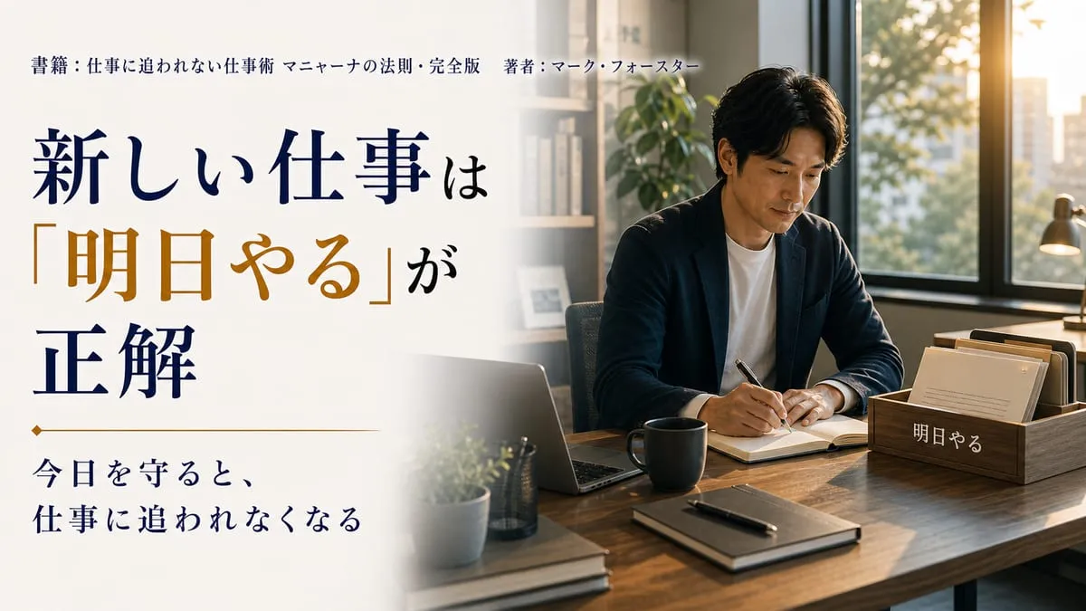 『仕事に追われない仕事術 マニャーナの法則・完全版』