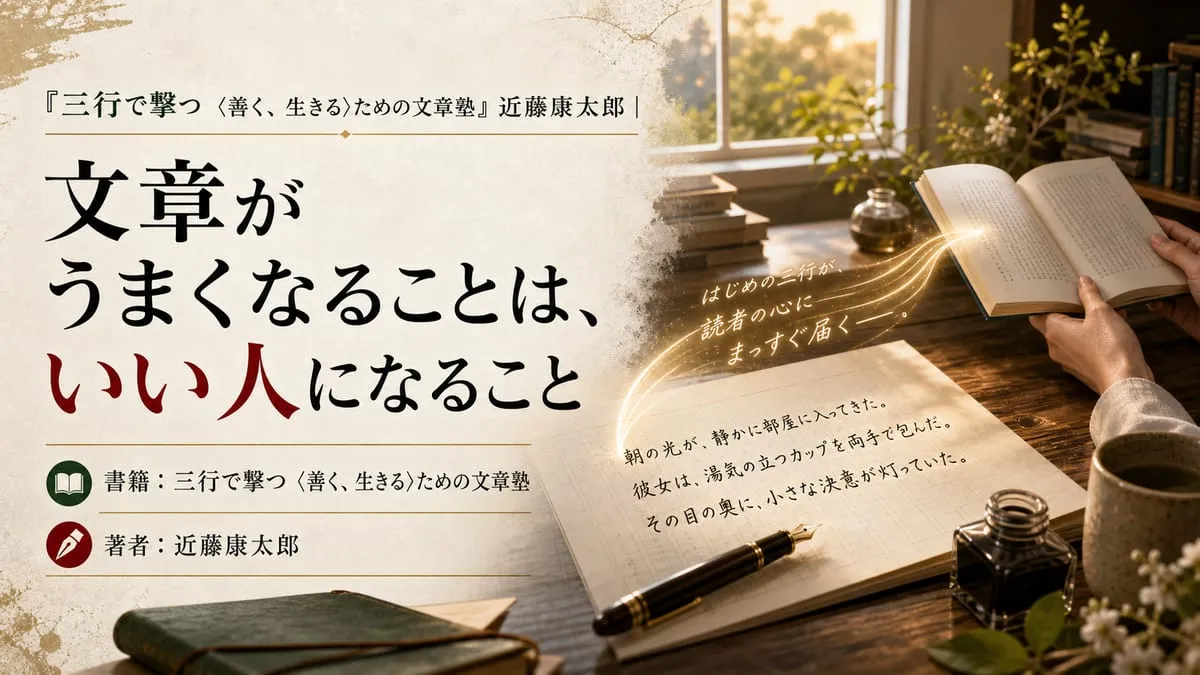 『三行で撃つ 〈善く、生きる〉ための文章塾』