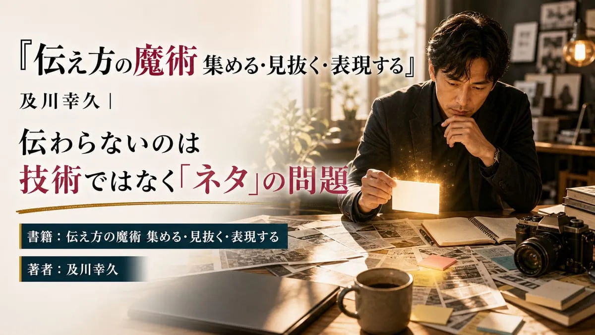 『伝え方の魔術 集める・見抜く・表現する』