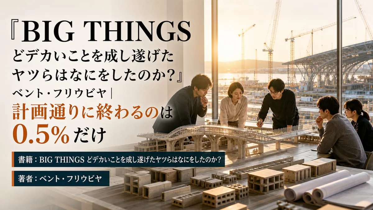 『BIG THINGS どデカいことを成し遂げたヤツらはなにをしたのか？』