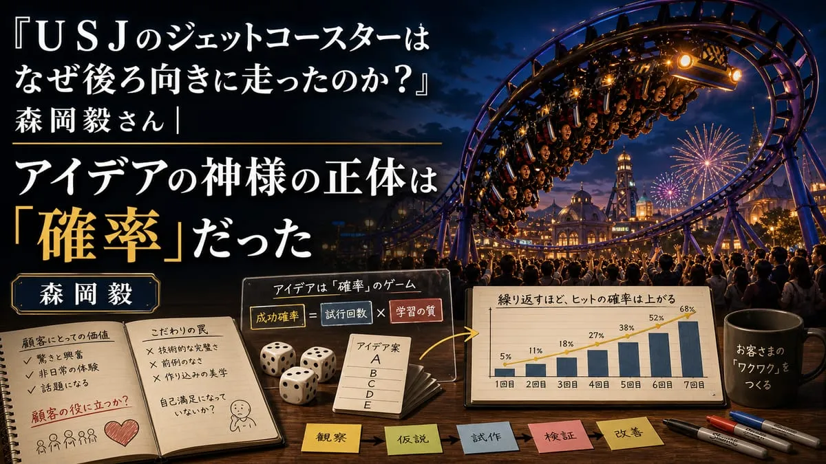 『ＵＳＪのジェットコースターはなぜ後ろ向きに走ったのか？』