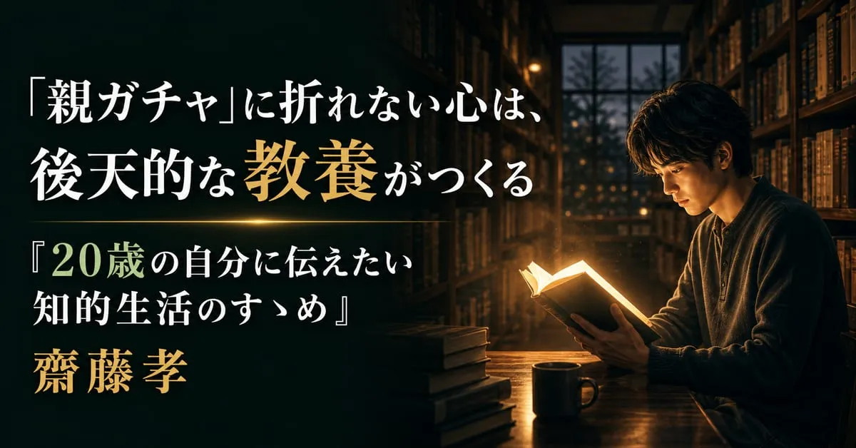 『20歳の自分に伝えたい 知的生活のすゝめ』