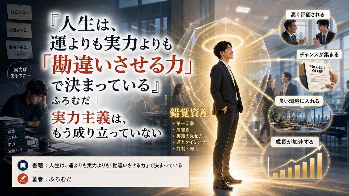 『人生は、運よりも実力よりも「勘違いさせる力」で決まっている』