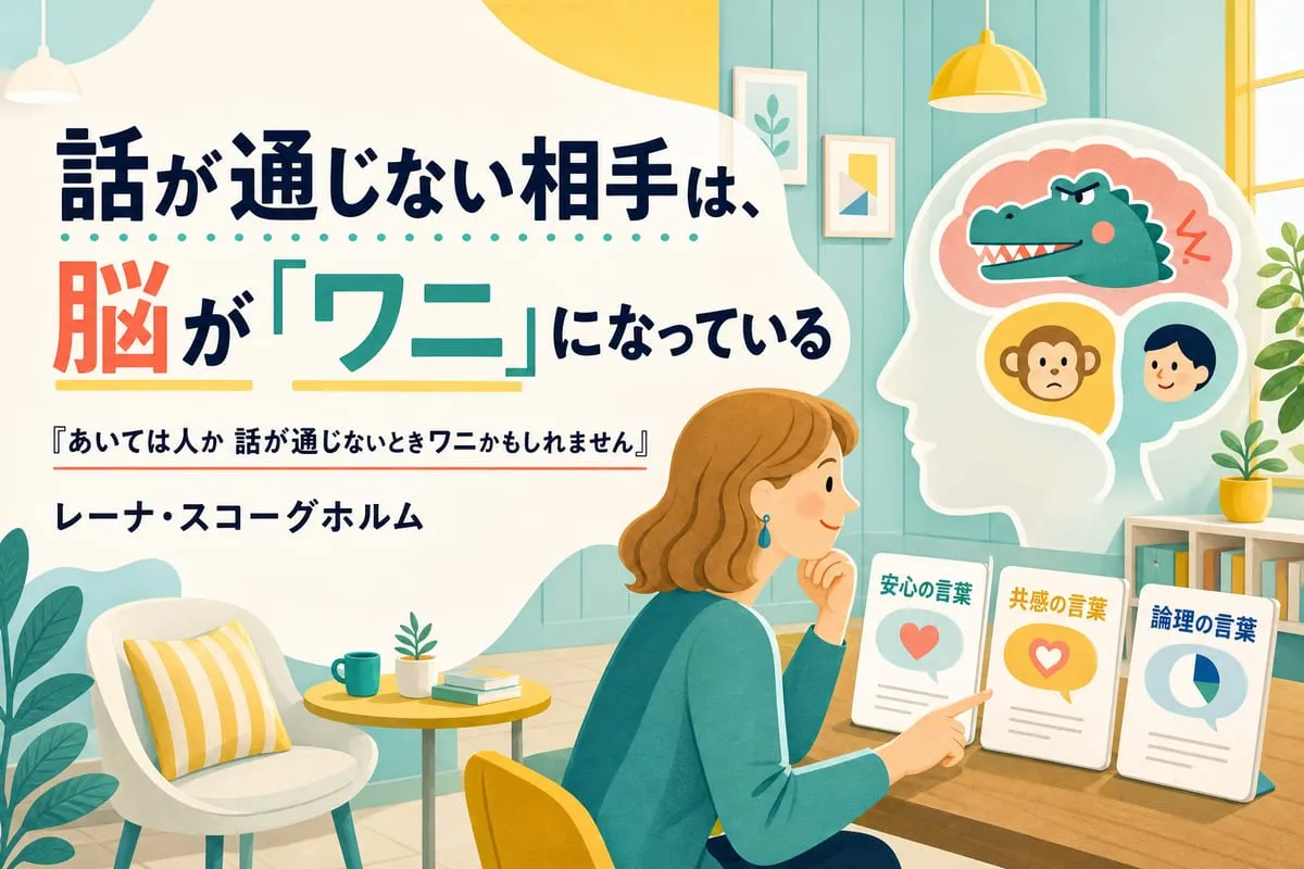 『あいては人か 話が通じないときワニかもしれません』