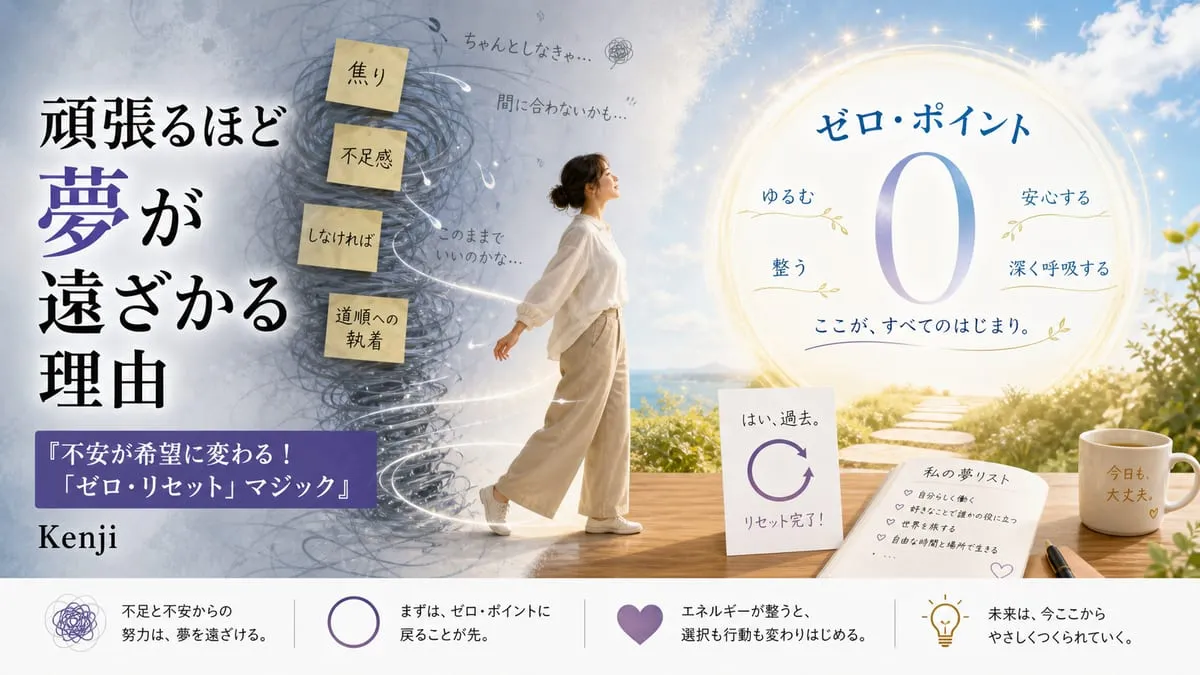 『不安が希望に変わる！ 「ゼロ・リセット」マジック』