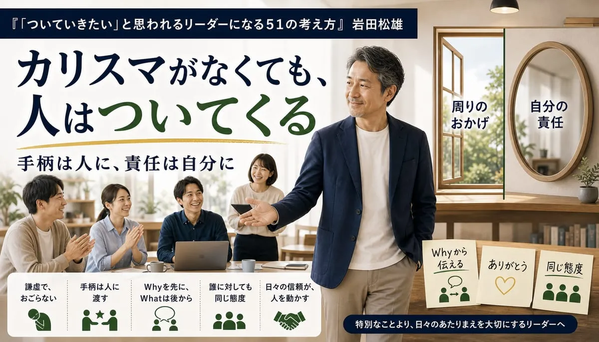 『「ついていきたい」と思われるリーダーになる５１の考え方』